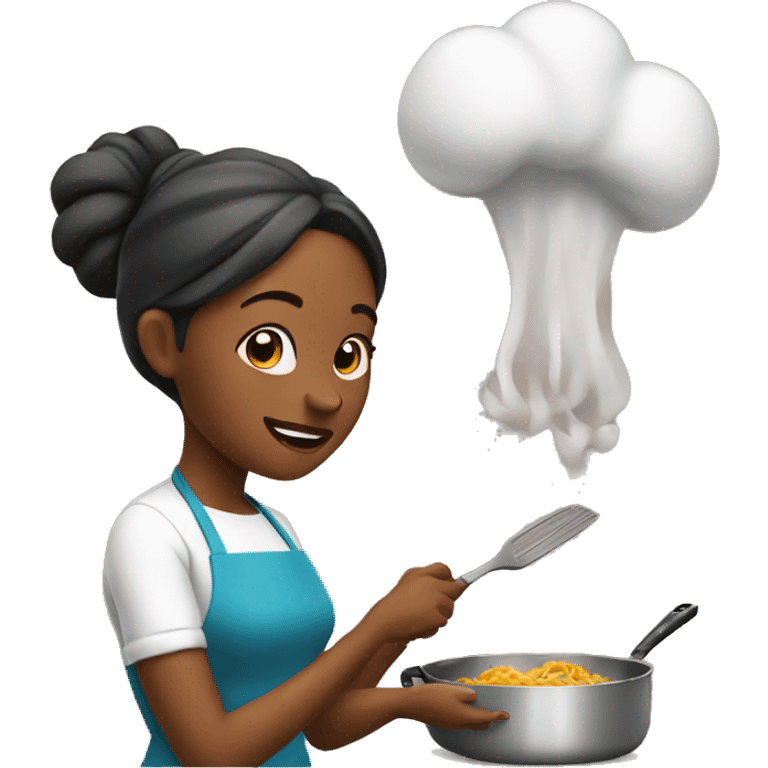 woman cooking emoji