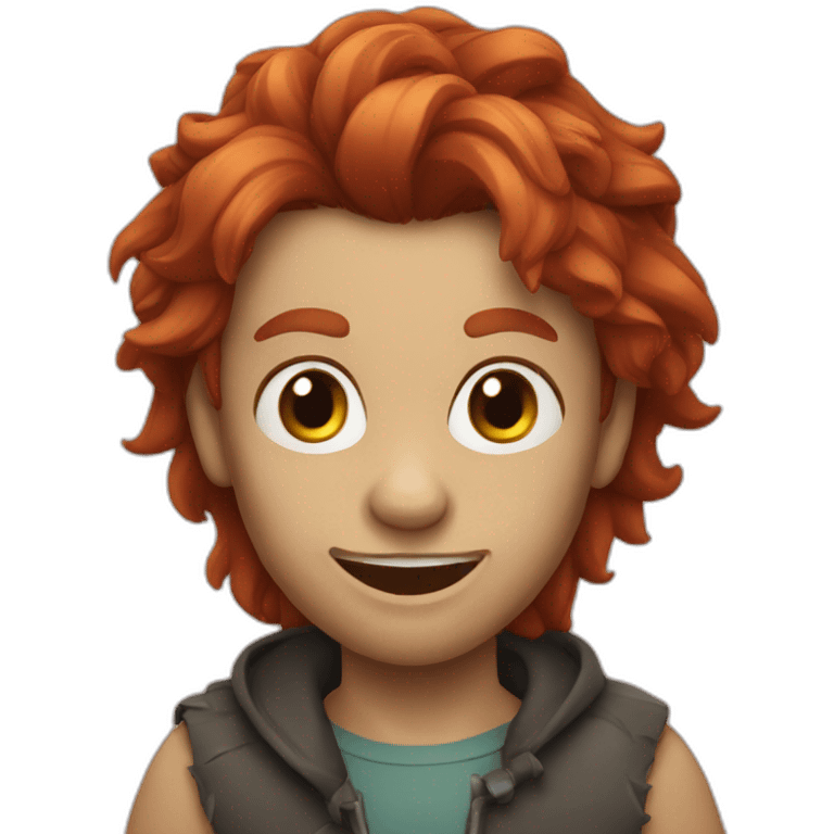 redhead werewolf emoji