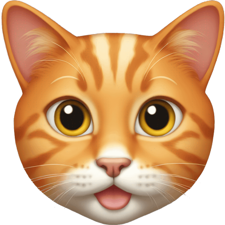 Orange cat emoji