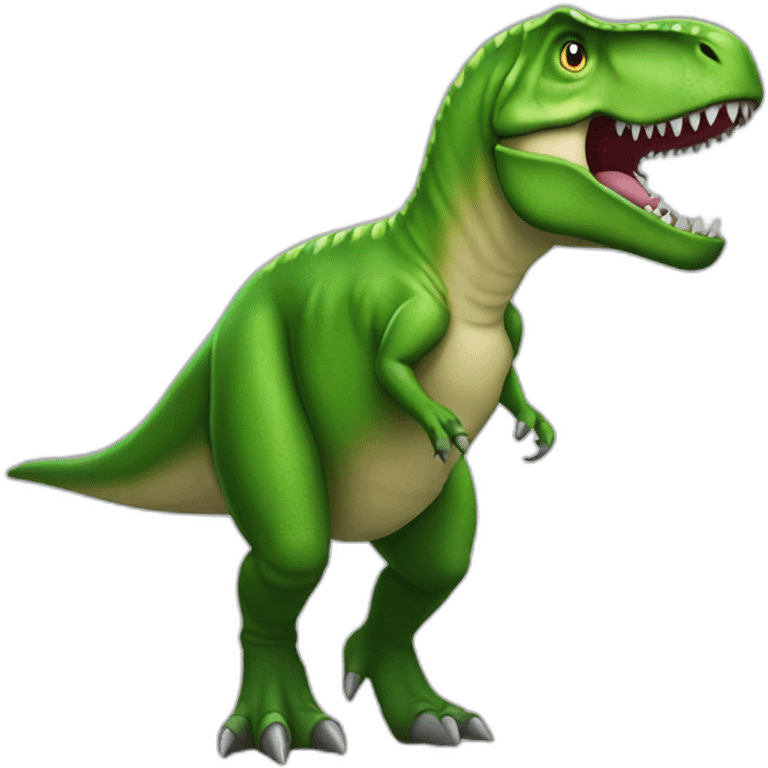 green t rex emoji