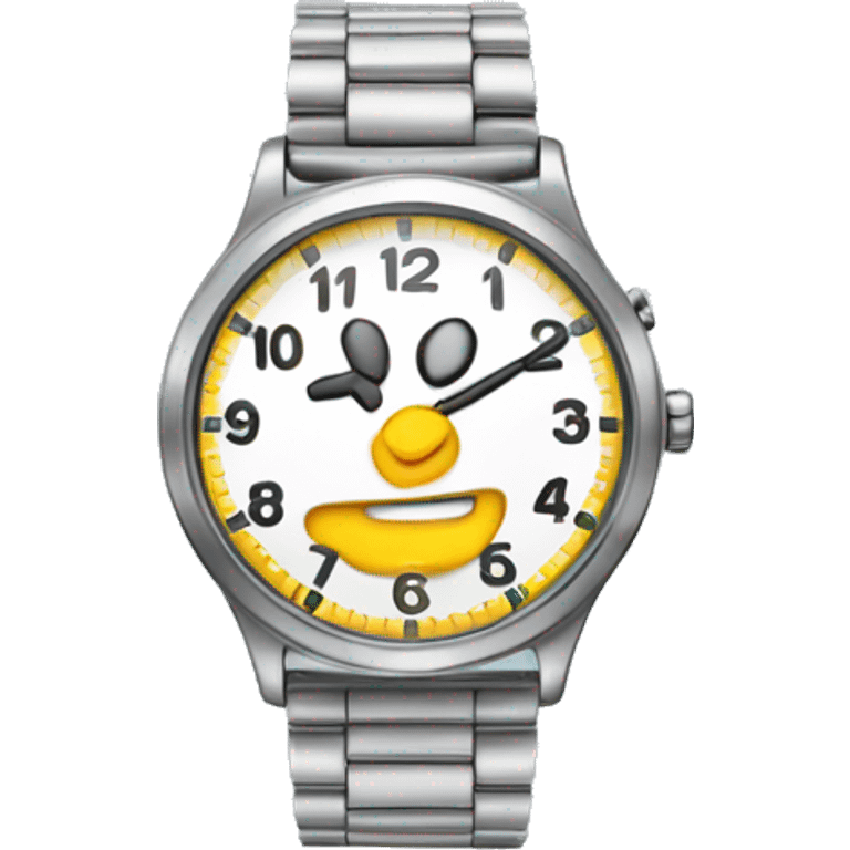 tapping wrist watch because waiting for a while emoji