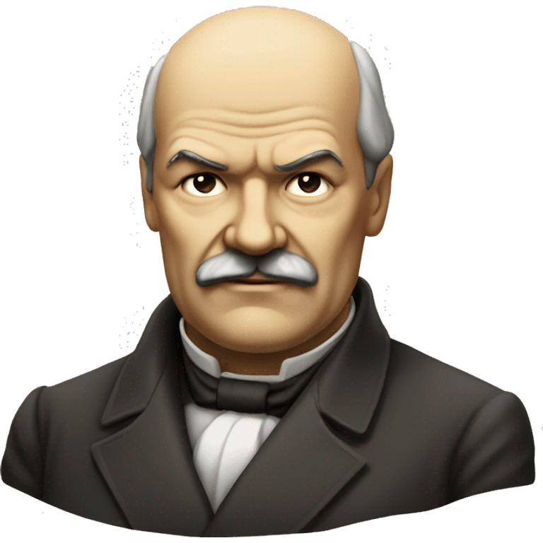 Lenin's face winking emoji