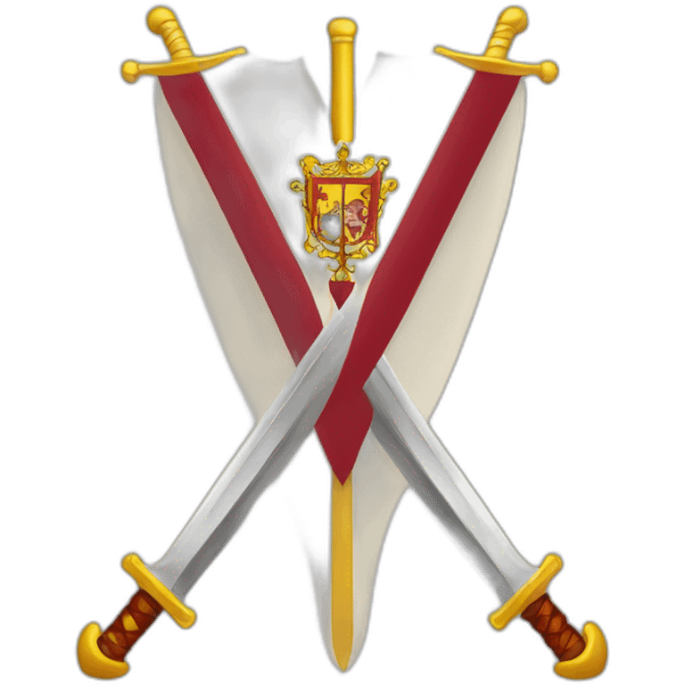 Vatican flag sword emoji