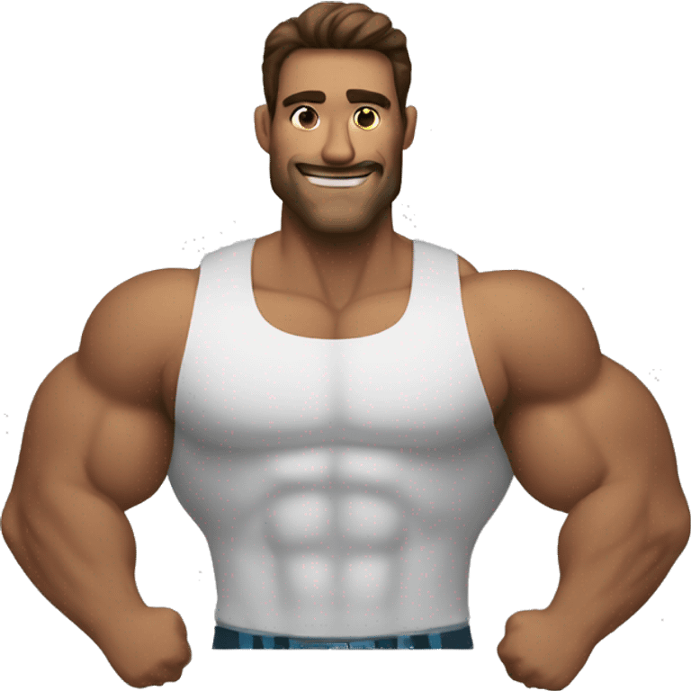 Un hombre musculoso  emoji