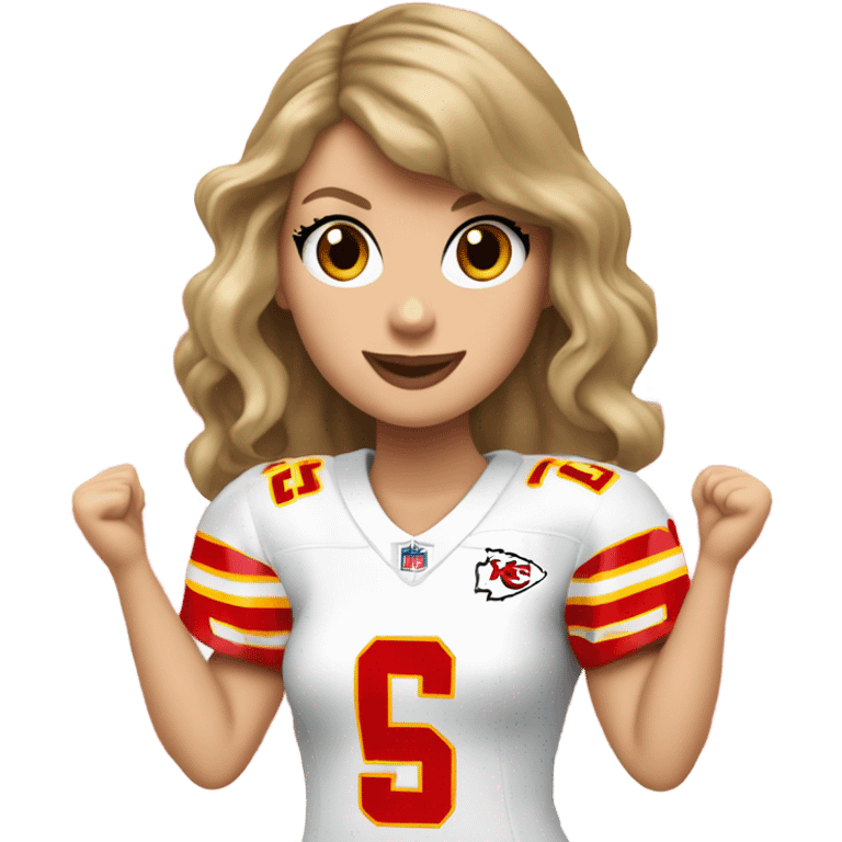 Taylor swift at chiefs game emoji