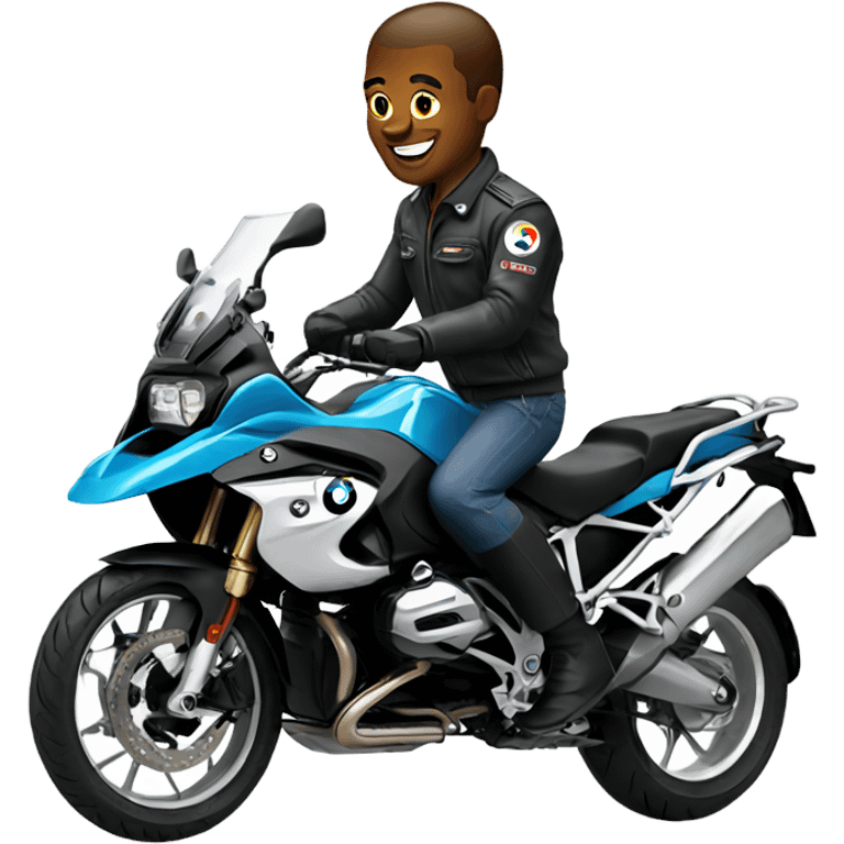 Riding my bmw emoji