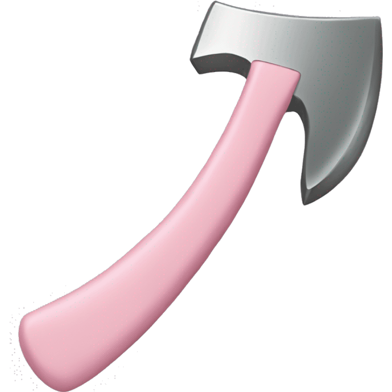 pastel pink axe emoji