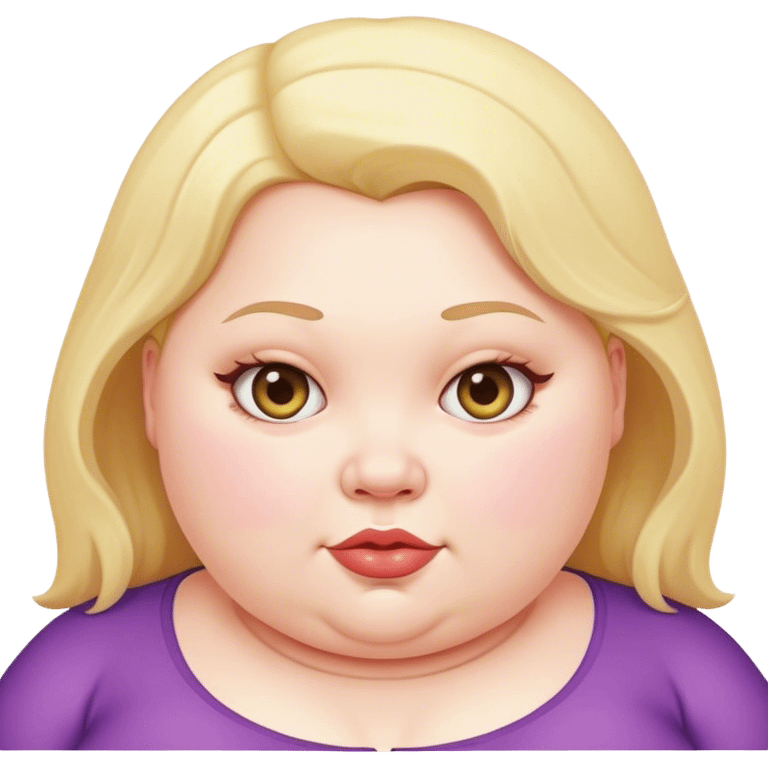 Fat girl emoji