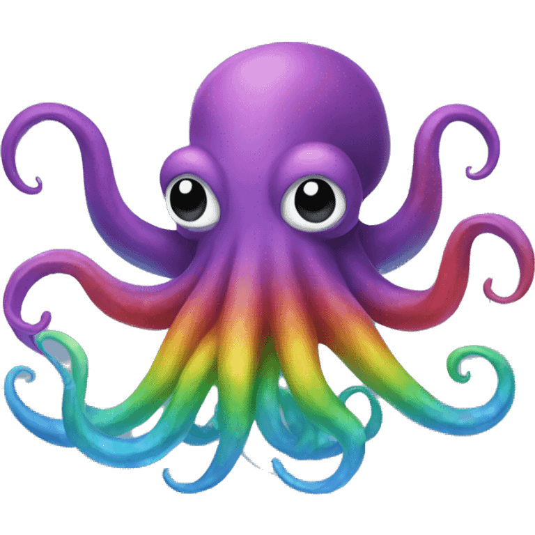 Rainbow kraken  emoji