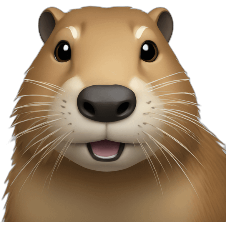 Nutria head emoji