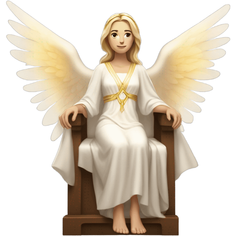 Thrones white woman angel emoji