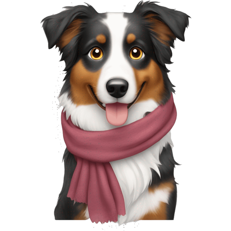 Australian Shepherd mit Halstuch emoji