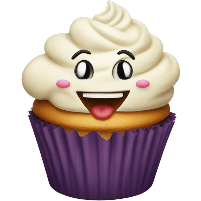 Edp445 eating a cupcake emoji