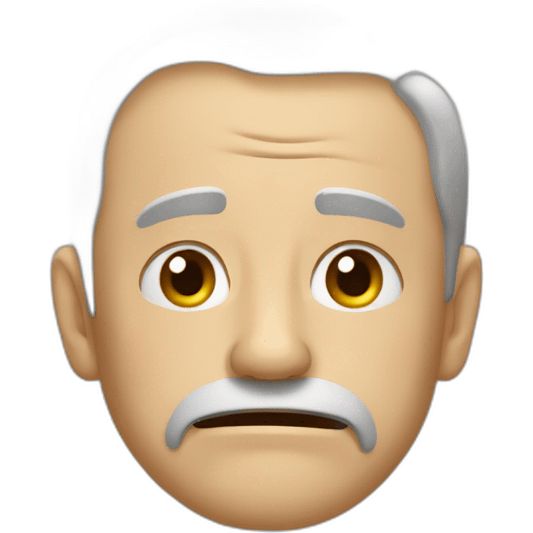 old guy crying emoji