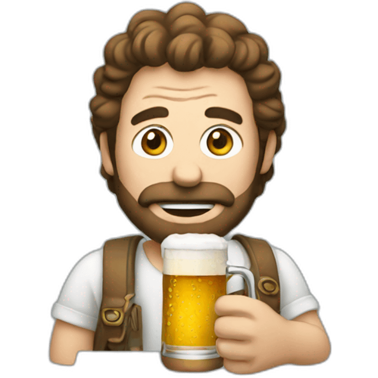 rick with beer emoji