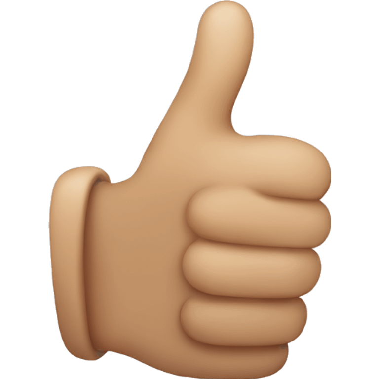 Thumbs up emoji