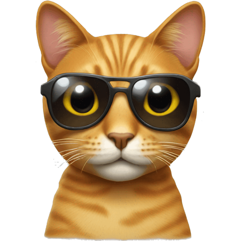 cat with sun glasses  emoji