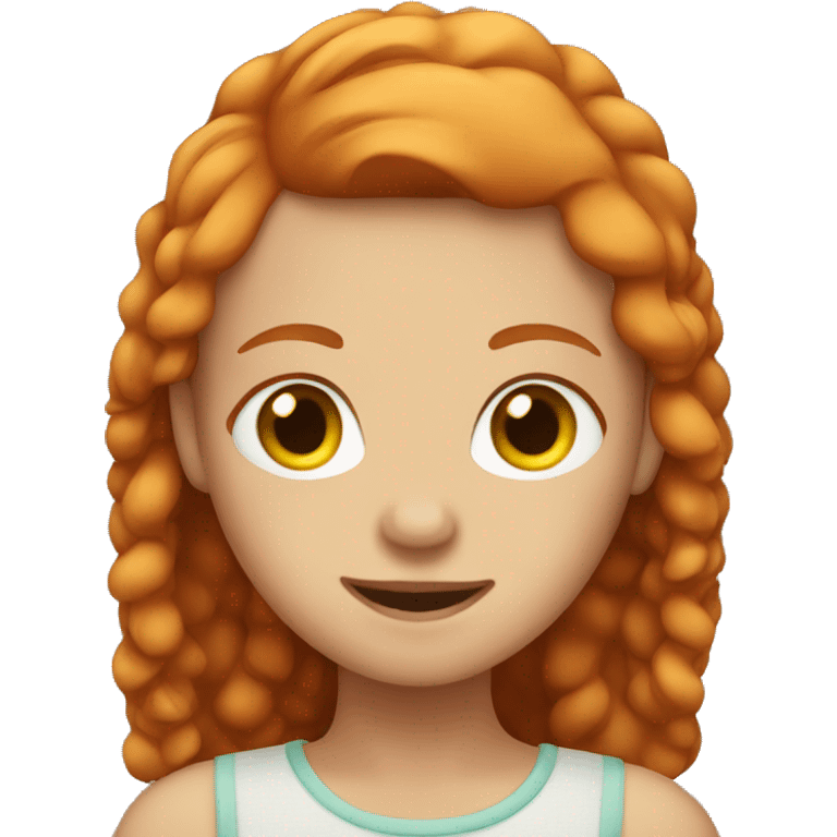 ginger girl emoji