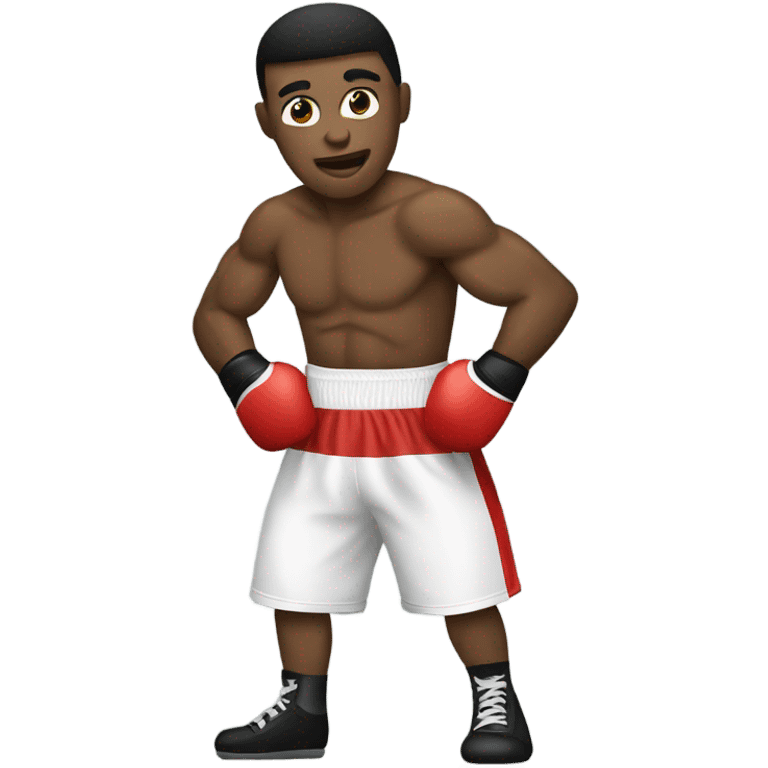 A boxing champion emoji