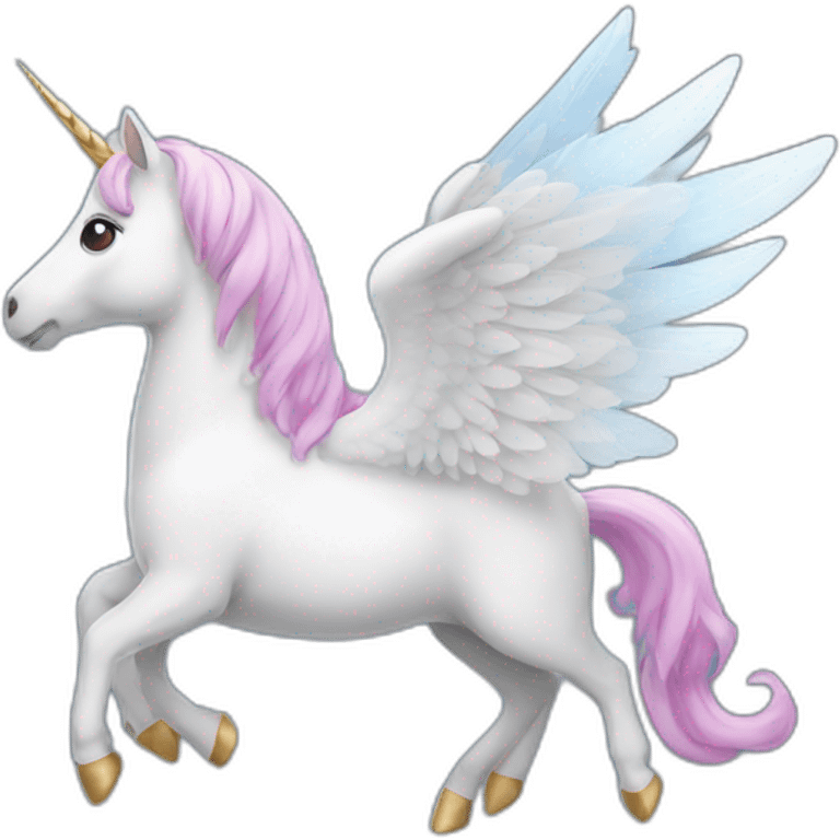 Unicorn with wings emoji