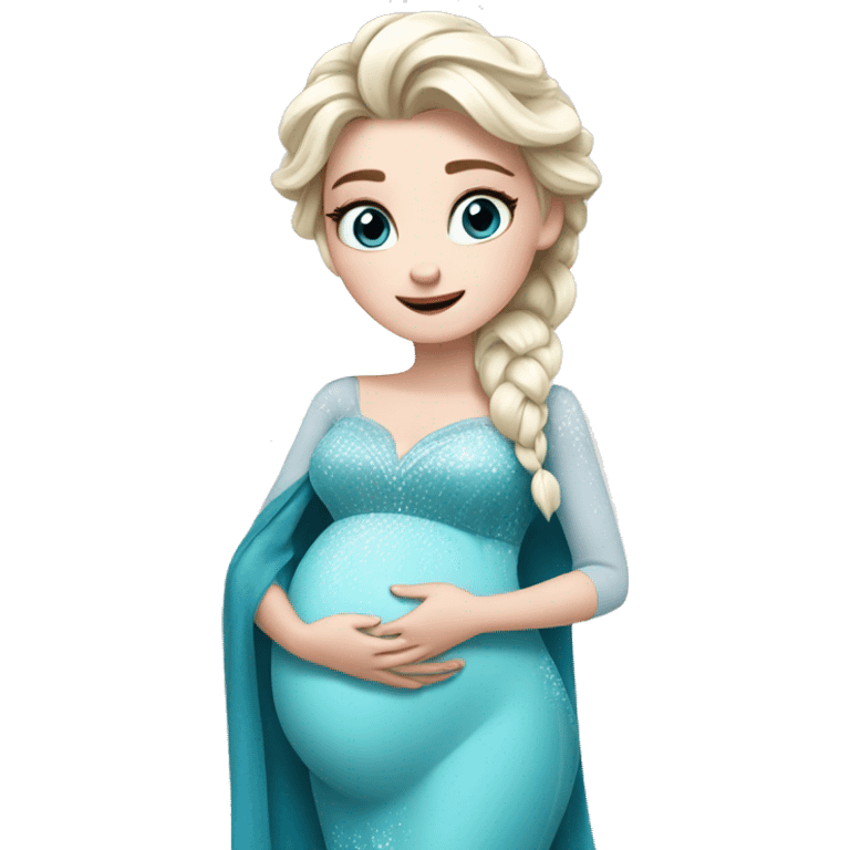 elsa pregnant emoji