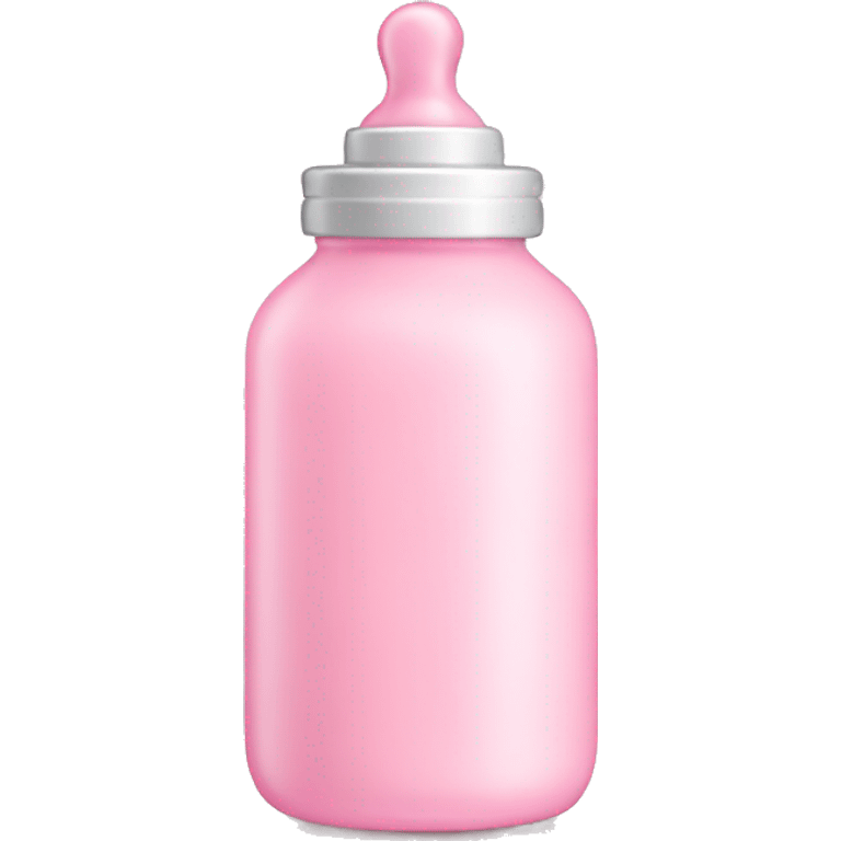 Pastel pink baby bottle  emoji