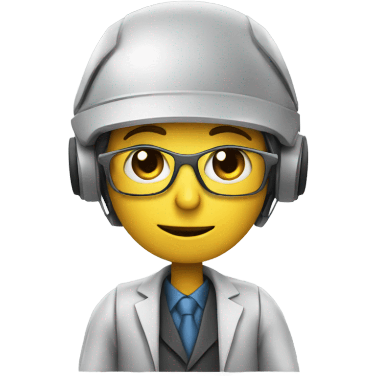 human robot consultant emoji