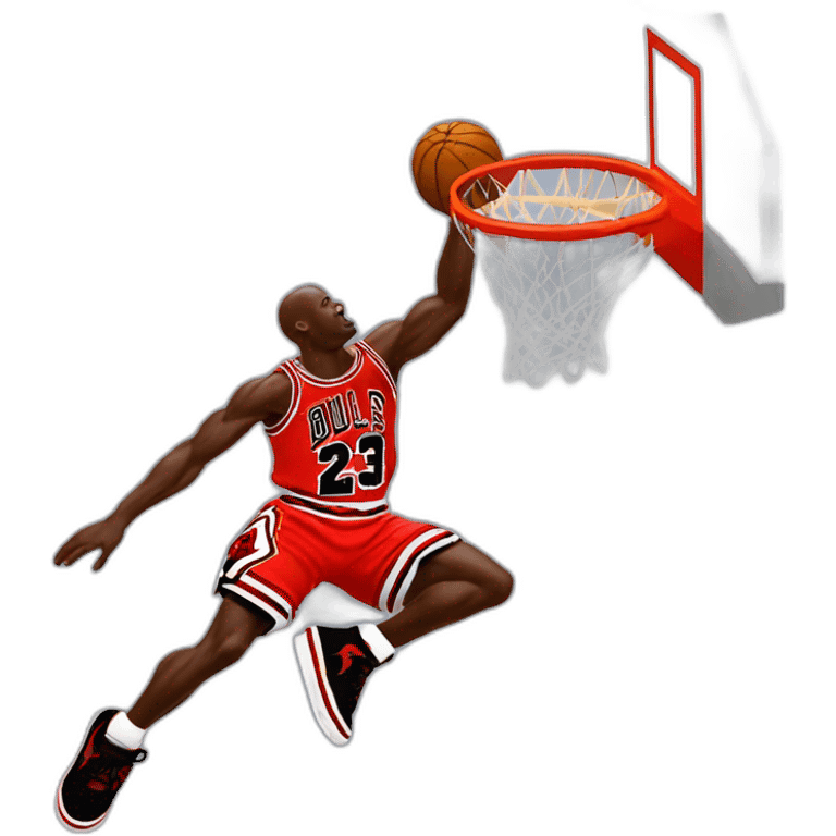 Michael Jordan dunk emoji