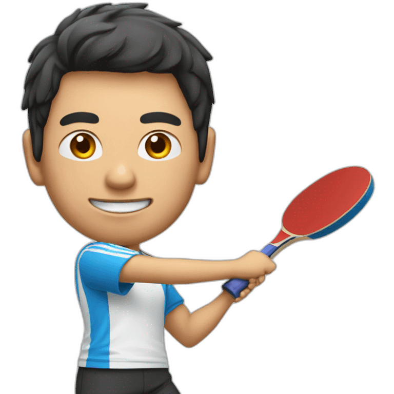 asian argentinian ping pong champ emoji