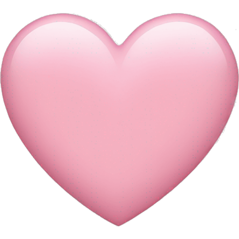 light pink heart emoji