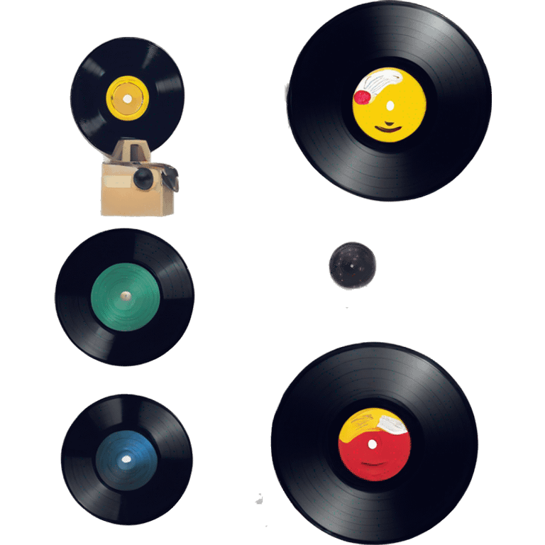 Vinyl-record-display-storage emoji