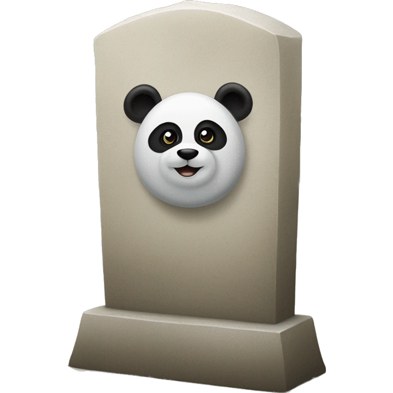 Urs panda cu stele în loc de ochi emoji