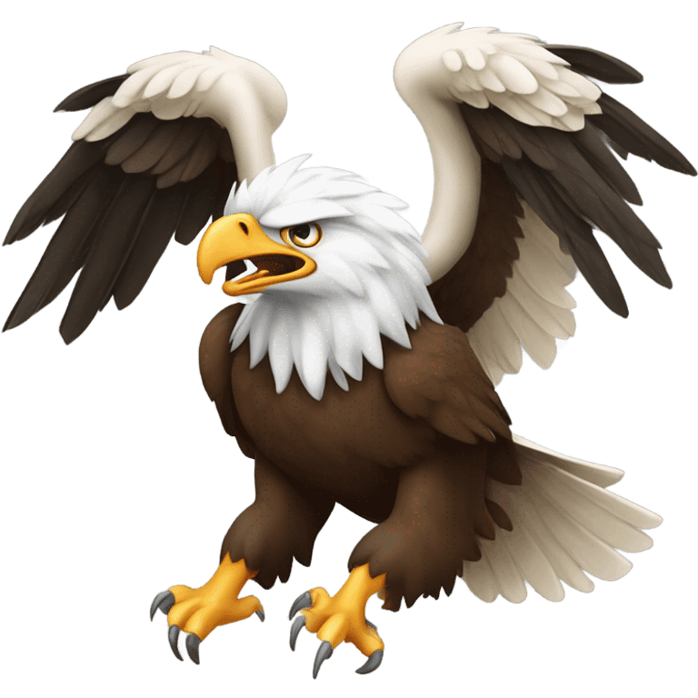 Eagles carrying a ram  emoji