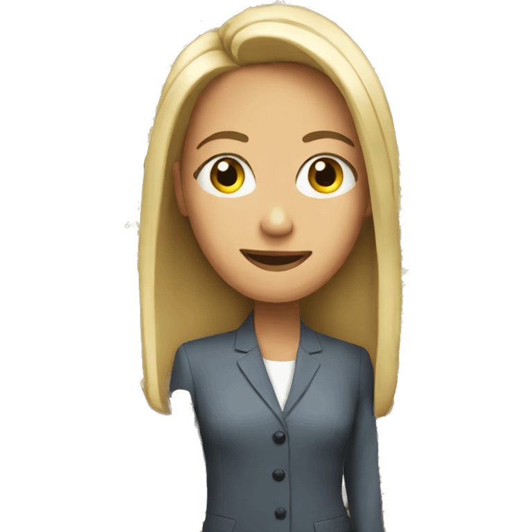 News presenter emoji