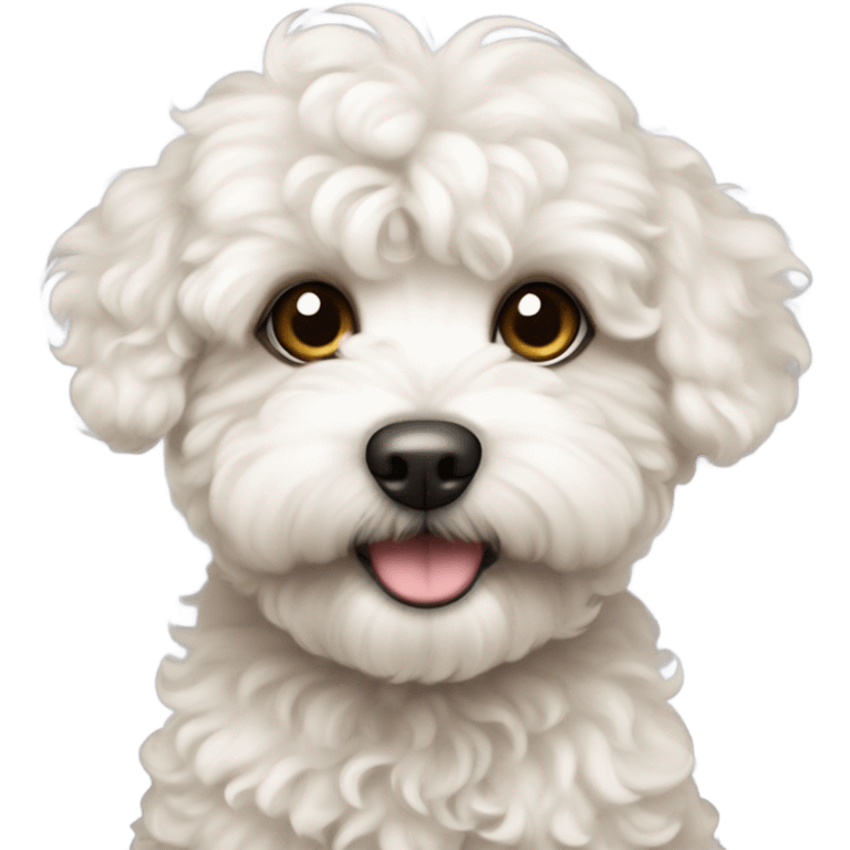 Maltipoo puppy  emoji