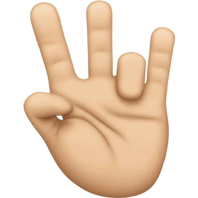 Hand with raised thumb emoji