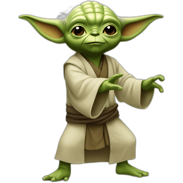 Yoda qui dance emoji