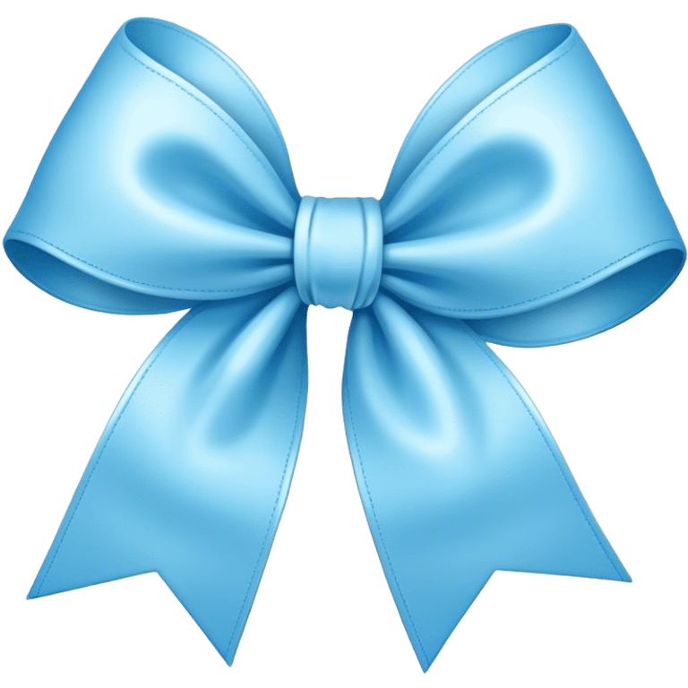 Light blue bow emoji