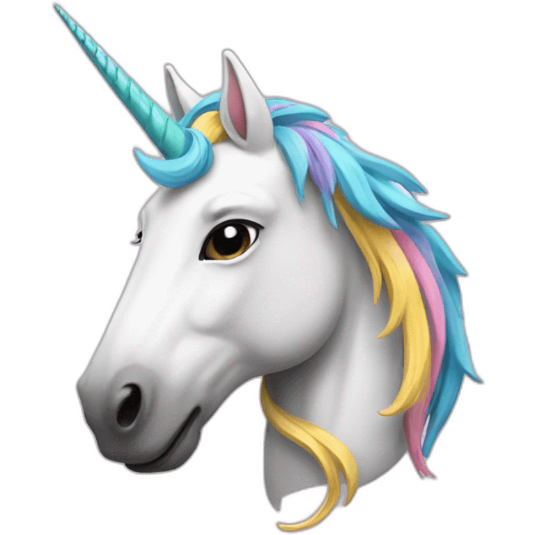 Tuning unicorn emoji