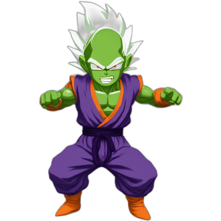 Piccolo dbz qui attaque emoji