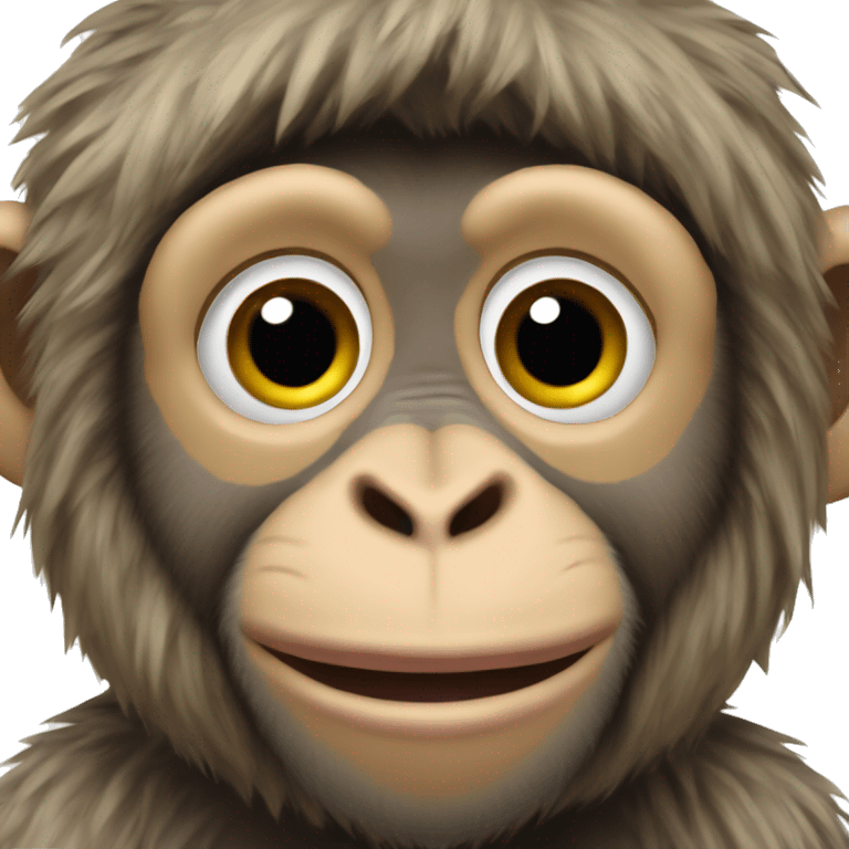 Macaques monkey dressed in children’s clothes  emoji