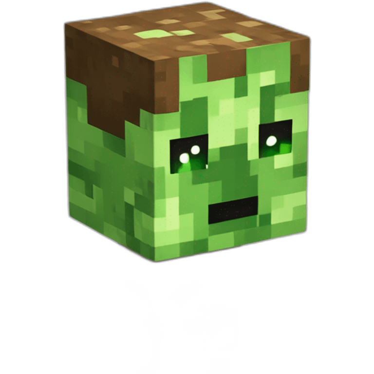 Minecraft bloc emoji