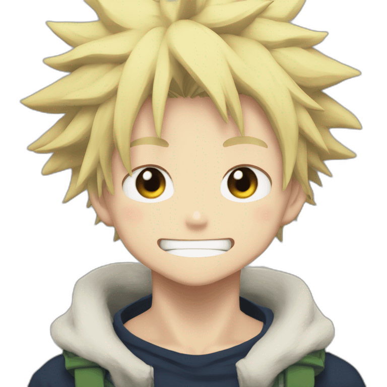 Bakugo my hero academia no smile emoji