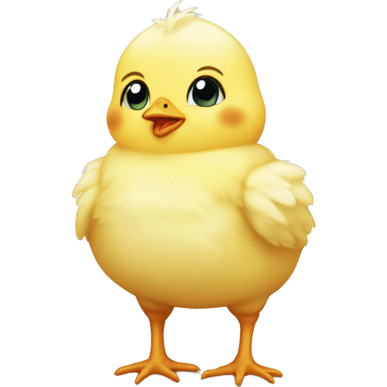 baby chick thinking emoji