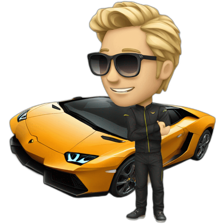 Lamborghini cian emoji