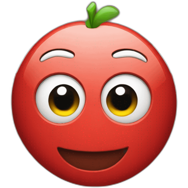 A red MacBook emoji