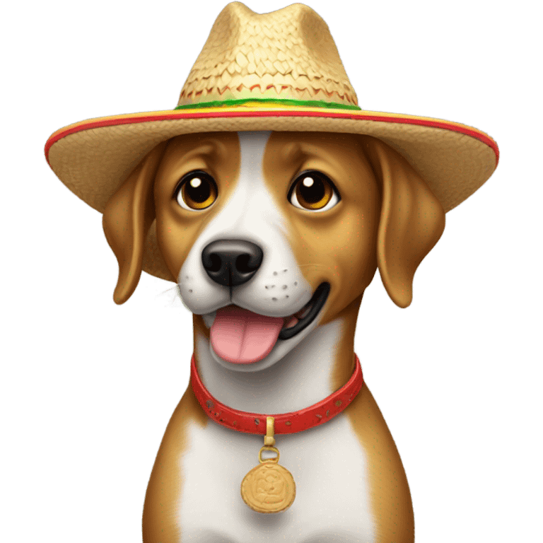 perro con sombrero emoji