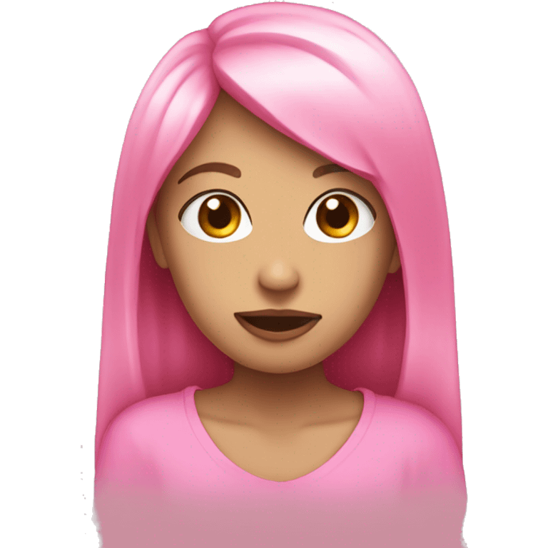 pink heard emoji