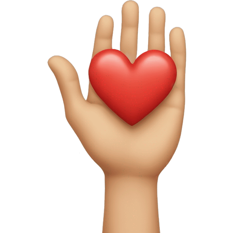 heart shape hand emoji