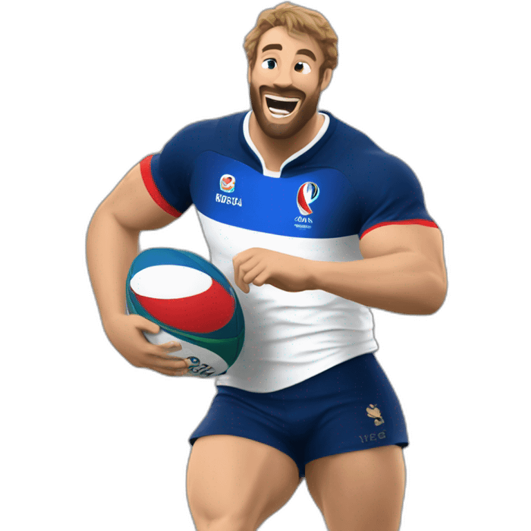 French rugby players winning the World Cup 2023 ! Oh Yeah emoji